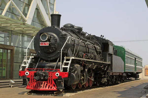 Cabeça de locomotiva a vapor — Fotografia de Stock