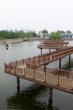 sehpa köprü bir Bahçe