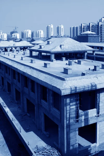 Betongießgebäude — Stockfoto
