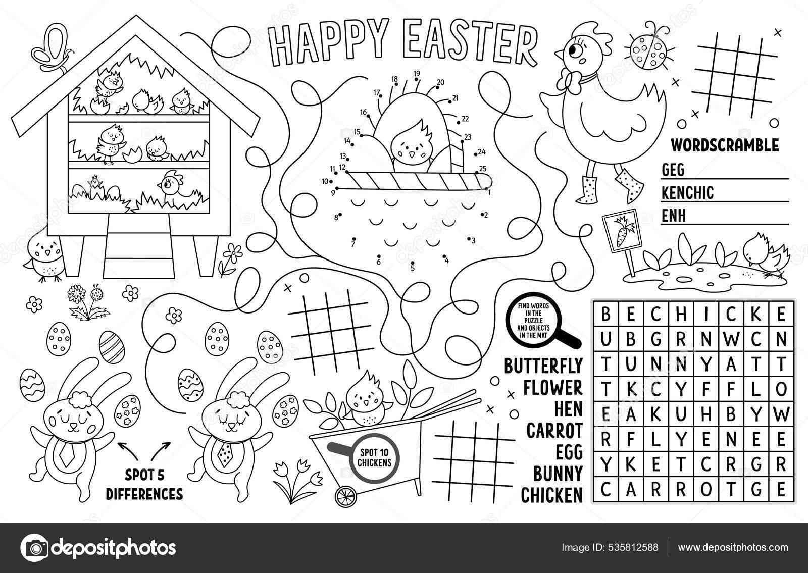 Points à relier Pâques - Un Anniversaire en Or - Jeu enfant à imprimer