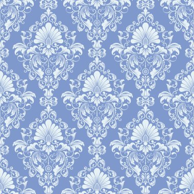 Vektör damaskesiz şablon arkaplanı. Duvar kağıtları, arkaplanlar ve sayfa doldurma için zarif lüks dokusu.