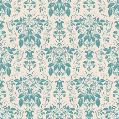 Vektör damaskesiz şablon arkaplanı. Duvar kağıtları, arkaplanlar ve sayfa doldurma için zarif lüks dokusu.
