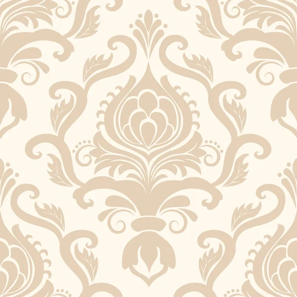 Vektor Damask bezešvé vzor prvek. Elegantní luxusní textura pro tapety, pozadí a stránku výplně. — Stockový vektor