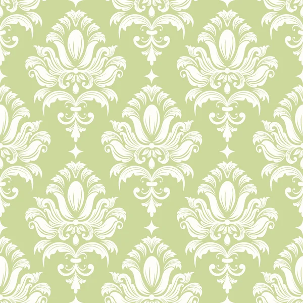 Vector damask seamless pattern background. Elegant luxury texture for wallpapers, backgrounds and page fill. — Stock Vector