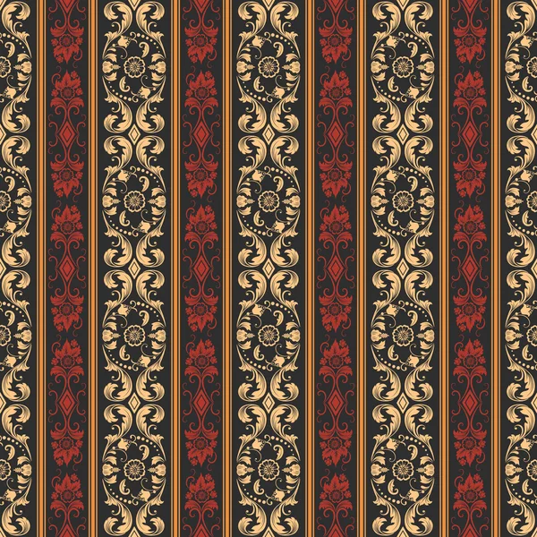 Vektör damaskesiz şablon arkaplanı. Duvar kağıtları, arkaplanlar ve sayfa doldurma için zarif lüks dokusu.