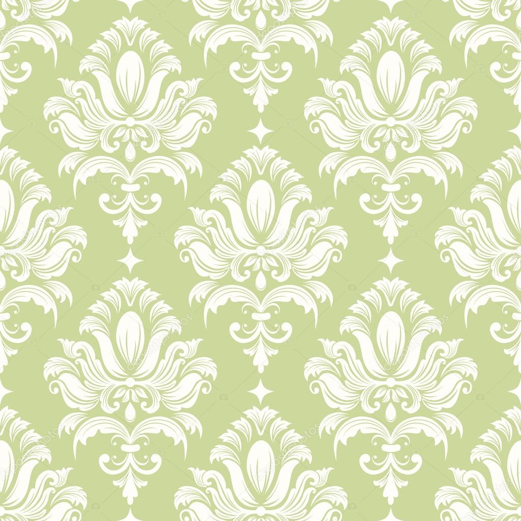 Vector damask seamless pattern background. Elegant luxury texture for wallpapers, backgrounds and page fill.