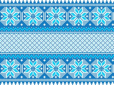 Ukrayna halk seamless modeli süs vektör Illustration. etnik süsleme