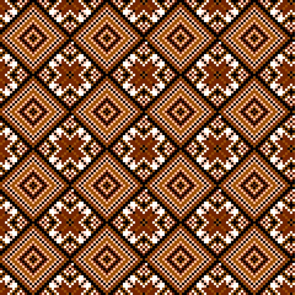 Ukrayna halk seamless modeli süs vektör Illustration. etnik süsleme