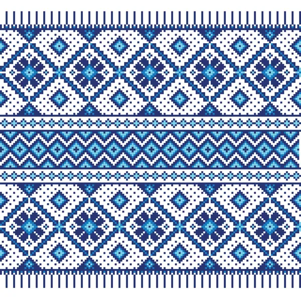 Ukrayna halk seamless modeli süs vektör Illustration. etnik süsleme