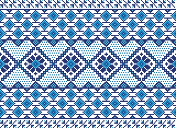 Vector illustration of ukrainian folk seamless pattern ornament. Ethnic ornament — Stock Vector