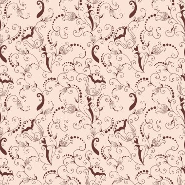 vektör çiçek Dikişsiz desen arka plan. arka planlar için zarif dokusu.