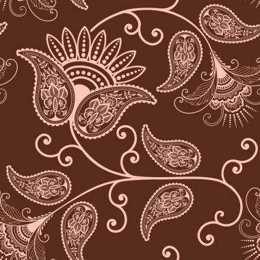 Vektör çiçek kusursuz desen elementi. Arkaplan için zarif bir doku.