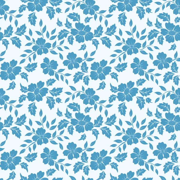 Vector flower seamless pattern background. Elegant texture for backgrounds. — Stock Vector