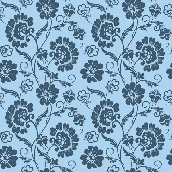 Vektor Blume nahtlose Muster Hintergrund. elegante Textur für Hintergründe. — Stockvektor