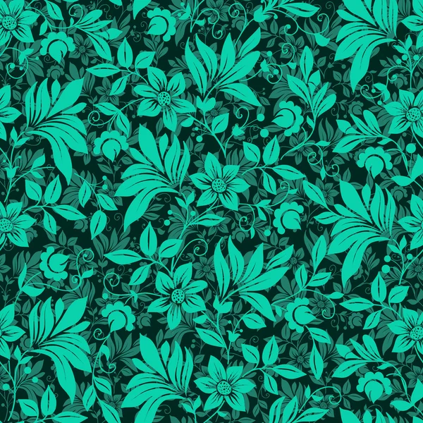 Vector flower seamless pattern background. Elegant texture for backgrounds. — Stock Vector