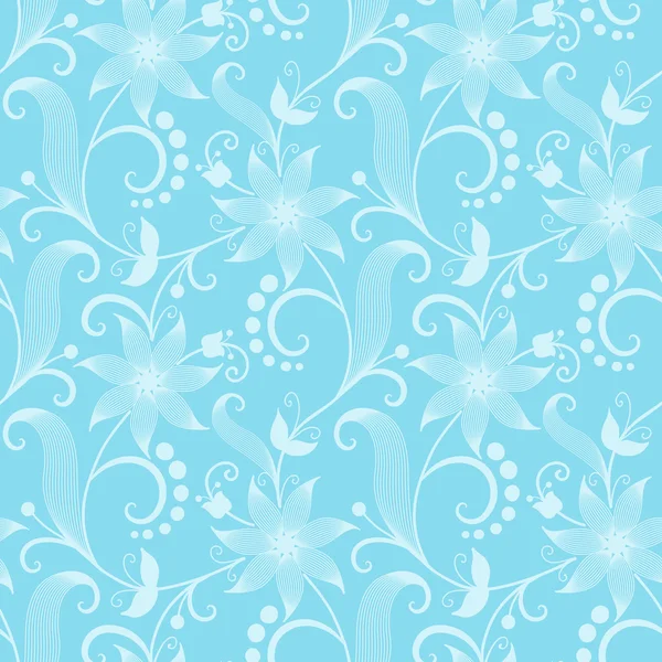 Vector flor sem costura fundo padrão. Textura elegante para fundos . — Vetor de Stock