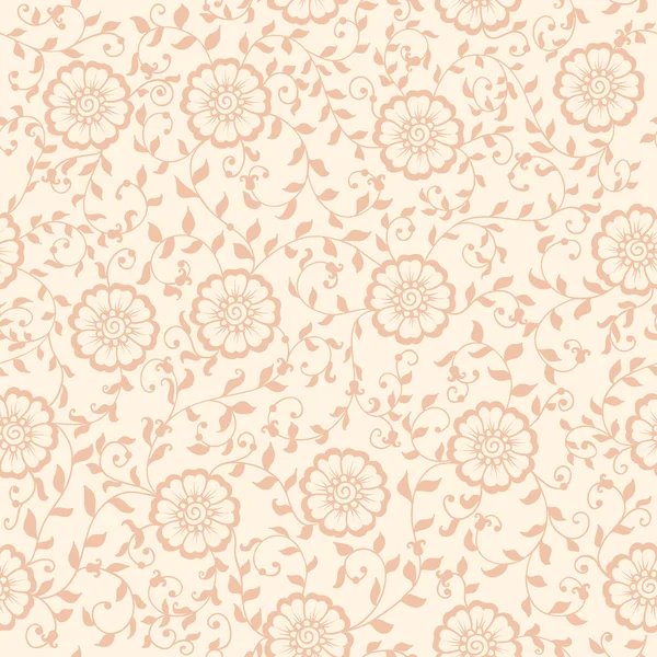 Élément vectoriel fleur motif sans couture. Texture élégante pour les fonds . — Image vectorielle