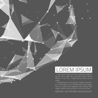 tasarlamak vektör arka plan. fütüristik tarzı kartı. siyah-beyaz style.