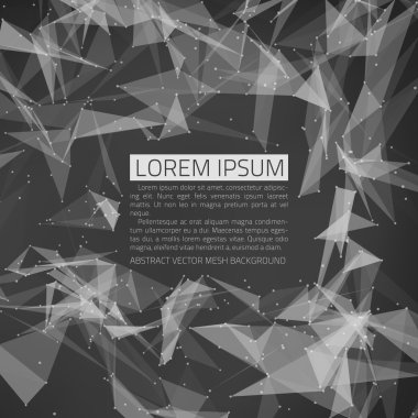 tasarlamak vektör arka plan. fütüristik tarzı kartı. siyah-beyaz style.