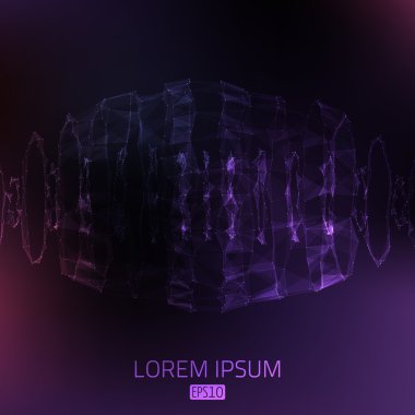 tasarlamak vektör arka plan. fütüristik tarzı card.in mor renk.