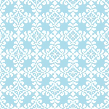 Ukrayna halk seamless modeli süs vektör Illustration. etnik süsleme