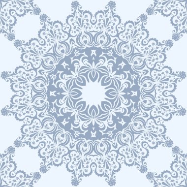 Vektör damaske desen elementi. Duvar kağıtları, arkaplanlar ve sayfa doldurma için zarif lüks dokusu.