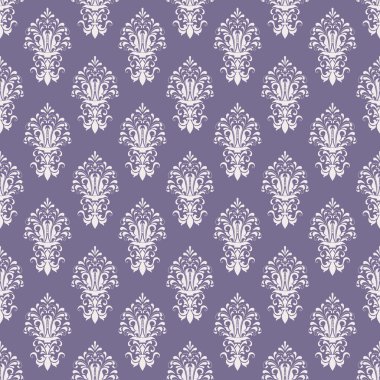 Vektör damaskesiz şablon arkaplanı. Duvar kağıtları, arkaplanlar ve sayfa doldurma için zarif lüks dokusu.