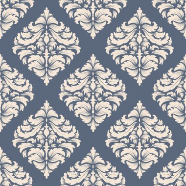 Vektör damaskesiz şablon arkaplanı. Duvar kağıtları, arkaplanlar ve sayfa doldurma için zarif lüks dokusu.