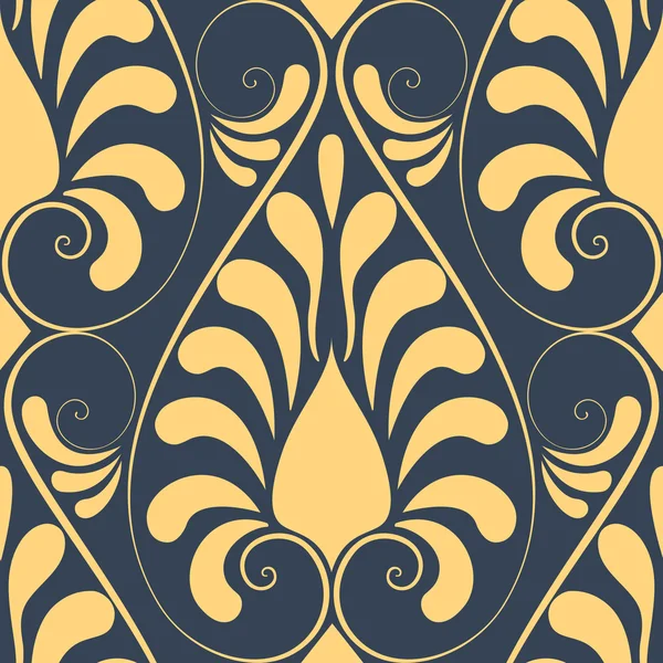 Vektör damaske desen elementi. Duvar kağıtları, arkaplanlar ve sayfa doldurma için zarif lüks dokusu.