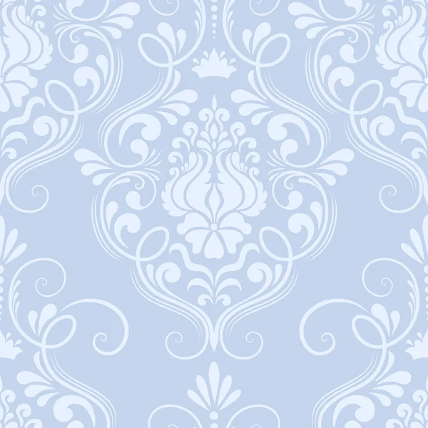 Vector damask seamless pattern element. Elegant luxury texture for wallpapers, backgrounds and page fill. — Stock Vector