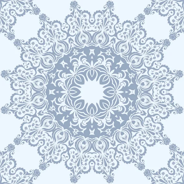 Vector damask seamless pattern element. Elegant luxury texture for wallpapers, backgrounds and page fill. — Stock Vector