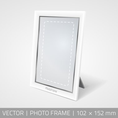 vektör izole fotoğraf çerçevesi perspektif