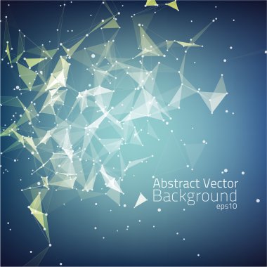 Abstract vector mesh background.