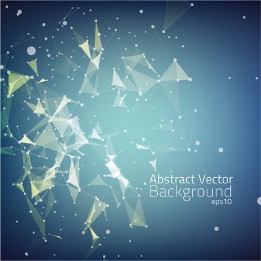 Abstract vector mesh background.