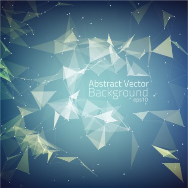 Abstract vector mesh background.