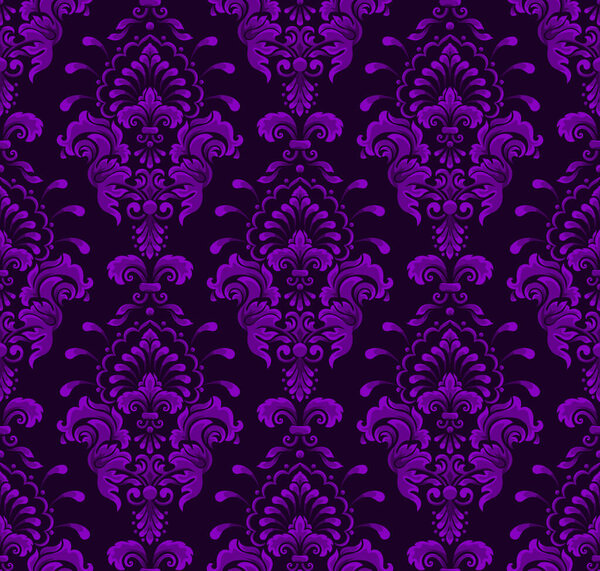 Damask seamless pattern element. Vector floral damask ornament vintage illustration.