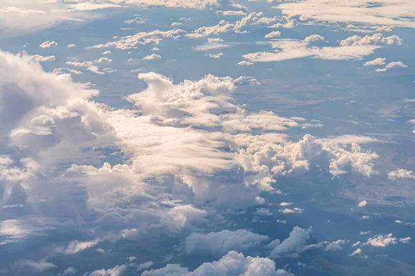 Vista Sobre Nuvens Acima Tanzânia Escape Brilhante — Fotografia de Stock
