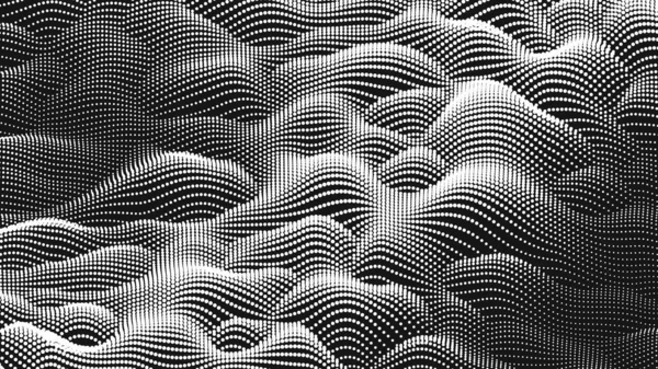 Точечный Шум Текстуры Абстрактный Фон Технологический Фон Киберпространства — стоковый вектор