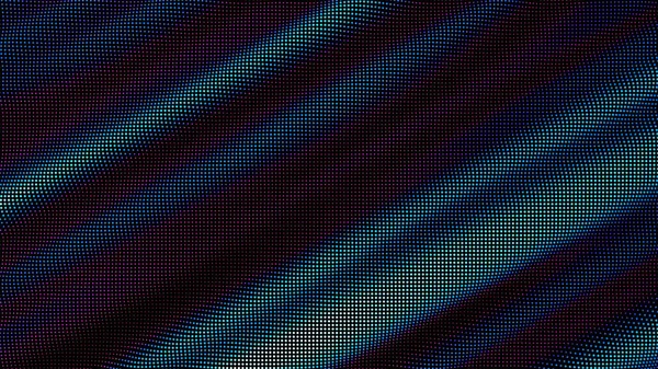 Waves Colorful Points Digital Data Splash Point Array Futuristic Smooth — Stockvektor