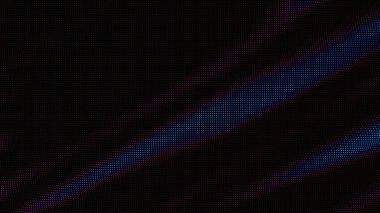 Renkli noktalar dalgaları. Nokta dizisinin dijital veri sıçraması. Fütürist pürüzlü UI elementi.