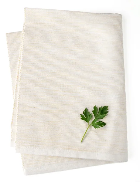 White napkin — Stock Photo, Image