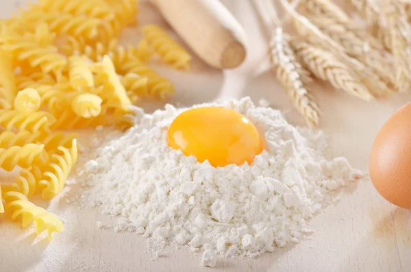 Homemade pasta scene — Stock Photo, Image