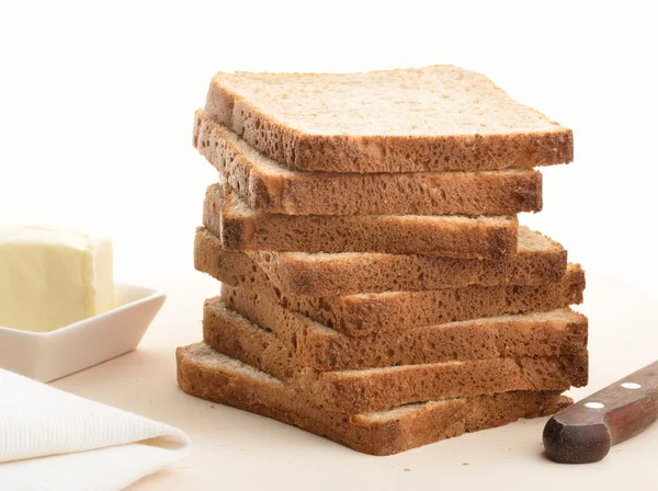 Brot und Butter — Stockfoto