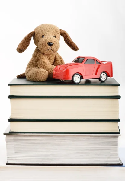 Books and toys — Stock Photo, Image