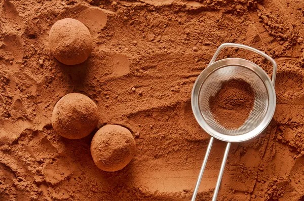 Chocolate truffles — Stock Photo, Image