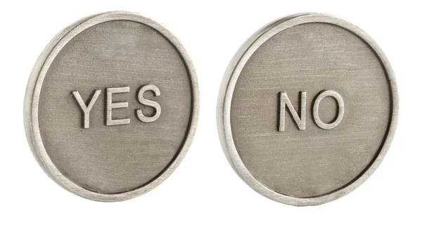 Два лица монеты — стоковое фото