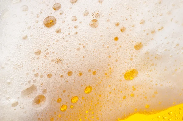 Schiuma di birra — Foto Stock