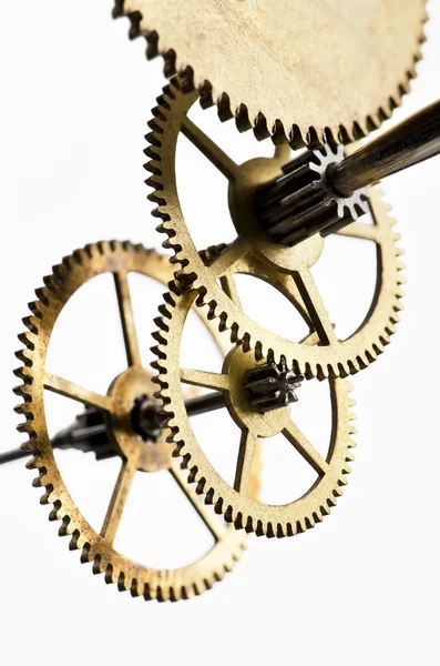 Gears mechanism, macro view — Stock Photo, Image