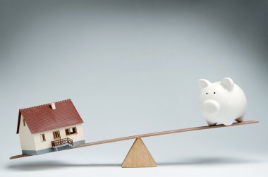 Home loans market clipart