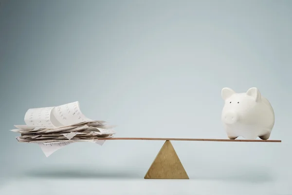 Zeit, die Rechnungen zu bezahlen — Stockfoto